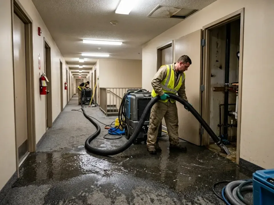 multi-unit-apartment-hallway-f-005 — frequently asked questions, Emergency Burst Pipe Water Extraction & Removal in West Uni…